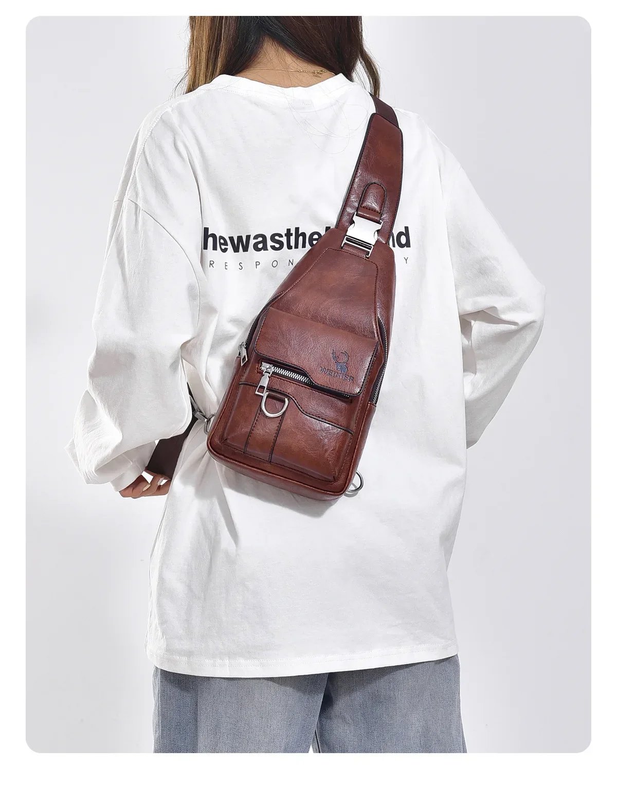 Men's Shoulder Bag Large Capacity Versatile Waterproof Crossbody Bags High Quality Luxury Designer Chest Bag Travel Back Bags Men's Shoulder Bag Large Capacity Versatile Waterproof Crossbody Bags High Quality Luxury Designer Chest Bag Travel Back Bags