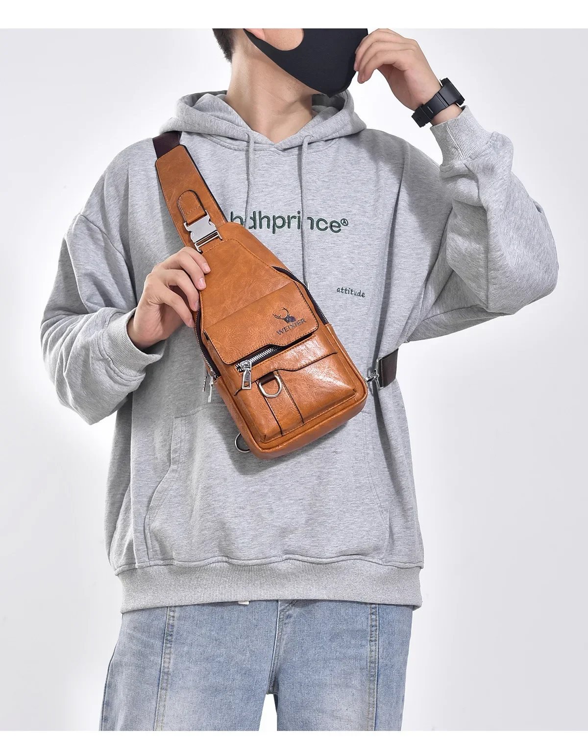Men's Shoulder Bag Large Capacity Versatile Waterproof Crossbody Bags High Quality Luxury Designer Chest Bag Travel Back Bags Men's Shoulder Bag Large Capacity Versatile Waterproof Crossbody Bags High Quality Luxury Designer Chest Bag Travel Back Bags