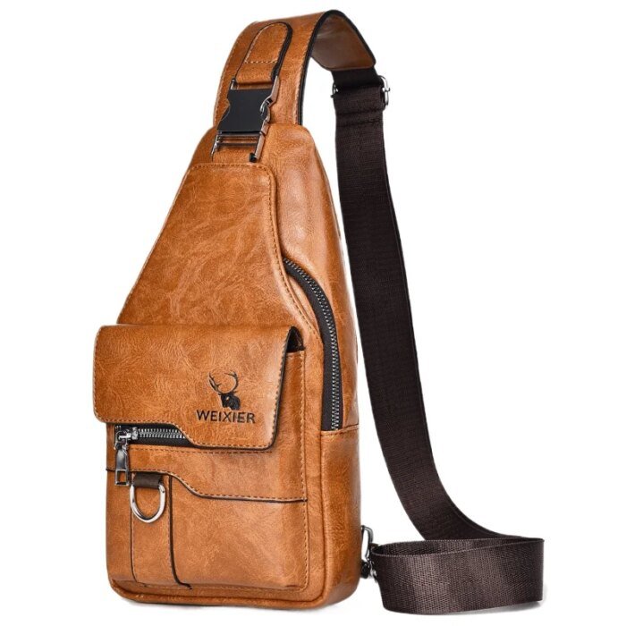 Men's Shoulder Bag Large Capacity Versatile Waterproof Crossbody Bags High Quality Luxury Designer Chest Bag Travel Back Bags - Image 1