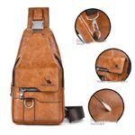 Men's Shoulder Bag Large Capacity Versatile Waterproof Crossbody Bags High Quality Luxury Designer Chest Bag Travel Back Bags - Image 4