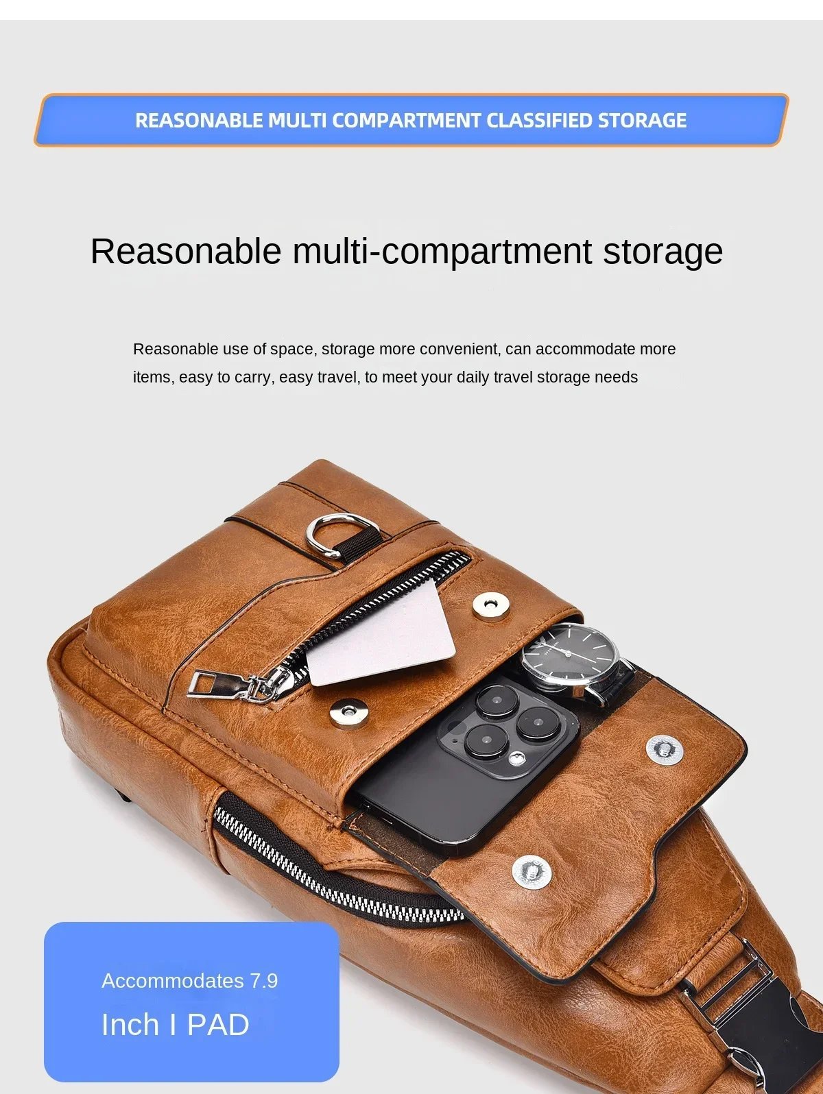 Men's Shoulder Bag Large Capacity Versatile Waterproof Crossbody Bags High Quality Luxury Designer Chest Bag Travel Back Bags Men's Shoulder Bag Large Capacity Versatile Waterproof Crossbody Bags High Quality Luxury Designer Chest Bag Travel Back Bags