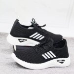 2025 New Women's Knit Low-Top Flats with Soft Sole, Mesh Upper, Casual Mom Shoes - Ideal for Everyday Wear in Spring and Summer - Image 6