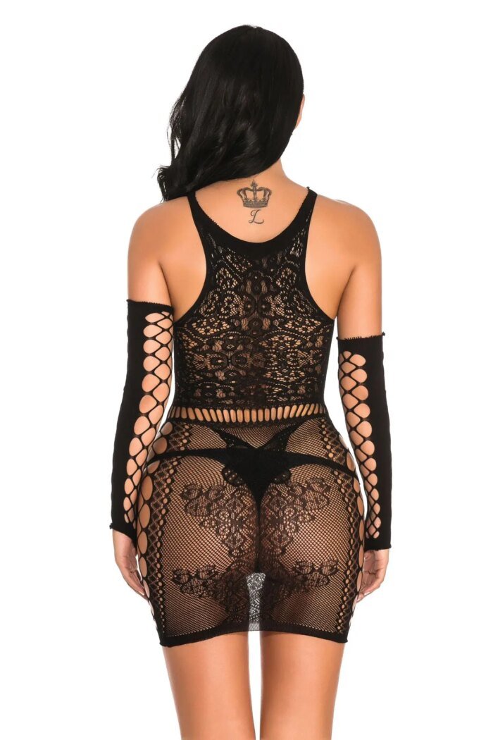 Plus Size Sexy Lingerie Erotic Mesh Fishnet Bodystockings Erotic Exotic Bodysuit Costumes Lenceria Mujer EroticTransparent Teddy - Image 5