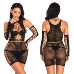 Plus Size Sexy Lingerie Erotic Mesh Fishnet Bodystockings Erotic Exotic Bodysuit Costumes Lenceria Mujer EroticTransparent Teddy - Image 4