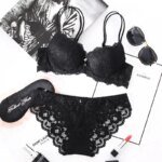 Japanese Style Lingerie Set Comfort Underwear Lace Thin Screw Thread Push Up Bra Set beauty back Big Size Women Bra Panties Set - Image 3