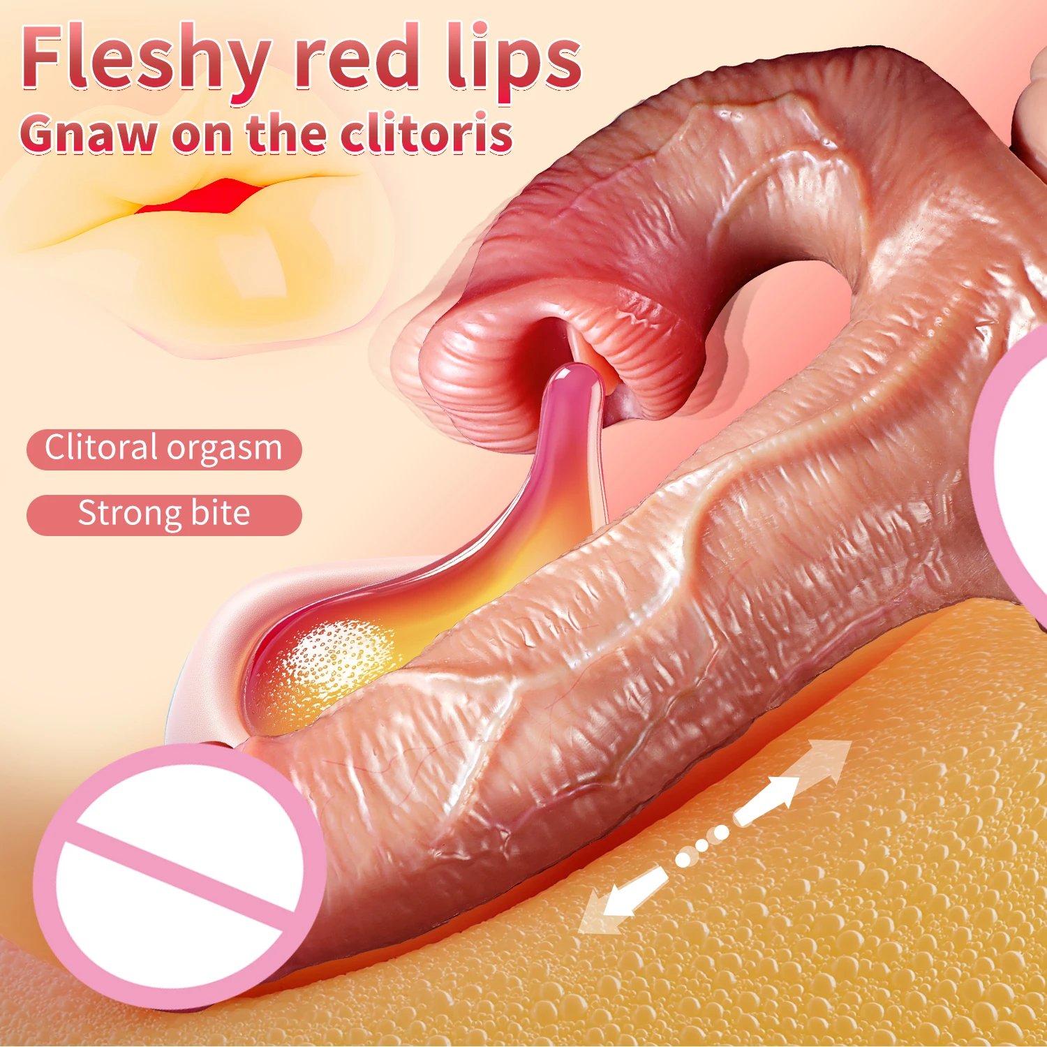 Realistic Lip Biting Vibrator Dildo Telescopic Female Vaginal Penetration Masturbator Anal Plug Penis Heated Sex Toys For Women Realistic Lip Biting Vibrator Dildo Telescopic Female Vaginal Penetration Masturbator Anal Plug Penis Heated Sex Toys For Women