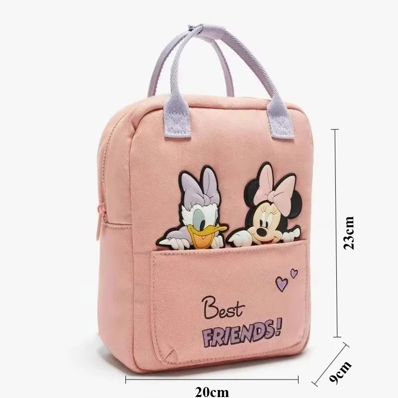Disney Mickey Mouse Cartoon Fashion Backpack Women's Minnie Canvas School Bag Fashion Large Capacity Backpack Girls Mochila Disney Mickey Mouse Cartoon Fashion Backpack Women's Minnie Canvas School Bag Fashion Large Capacity Backpack Girls Mochila
