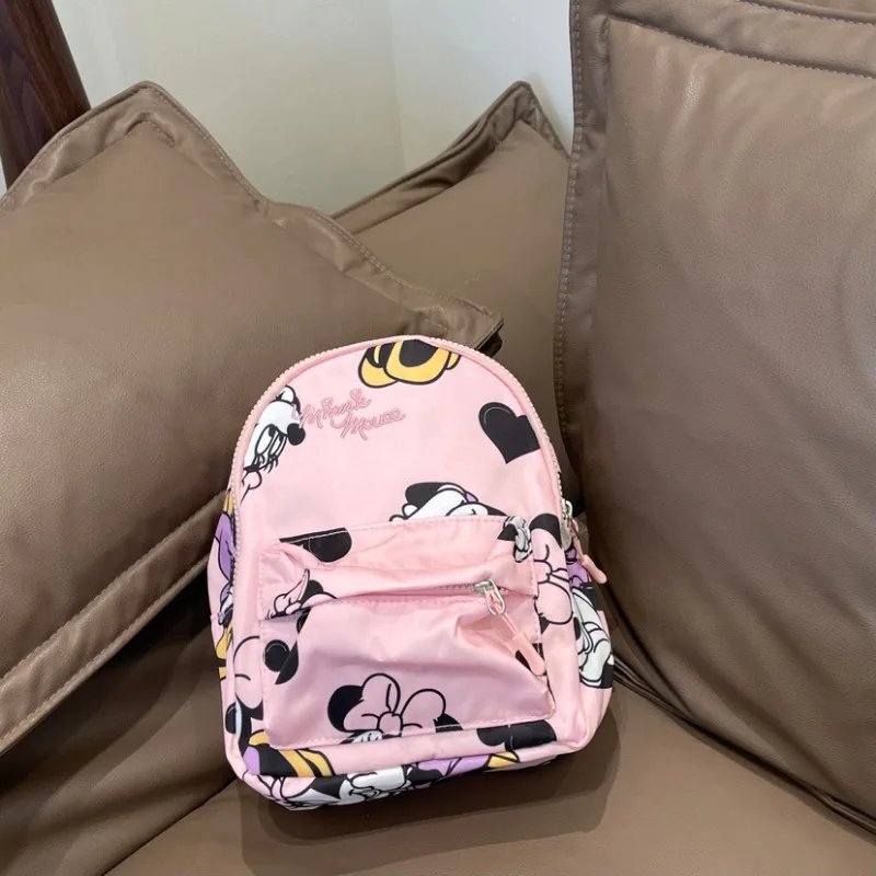 Disney Mickey Mouse Cartoon Fashion Backpack Women's Minnie Canvas School Bag Fashion Large Capacity Backpack Girls Mochila Disney Mickey Mouse Cartoon Fashion Backpack Women's Minnie Canvas School Bag Fashion Large Capacity Backpack Girls Mochila