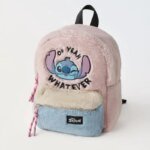 Disney Mickey Mouse Cartoon Fashion Backpack Women's Minnie Canvas School Bag Fashion Large Capacity Backpack Girls Mochila - Image 2