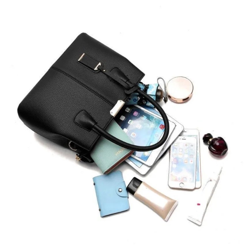 1 Pcs Women Leather Handbags Ladies Hand Bags Purse Fashion Shoulder Bags
