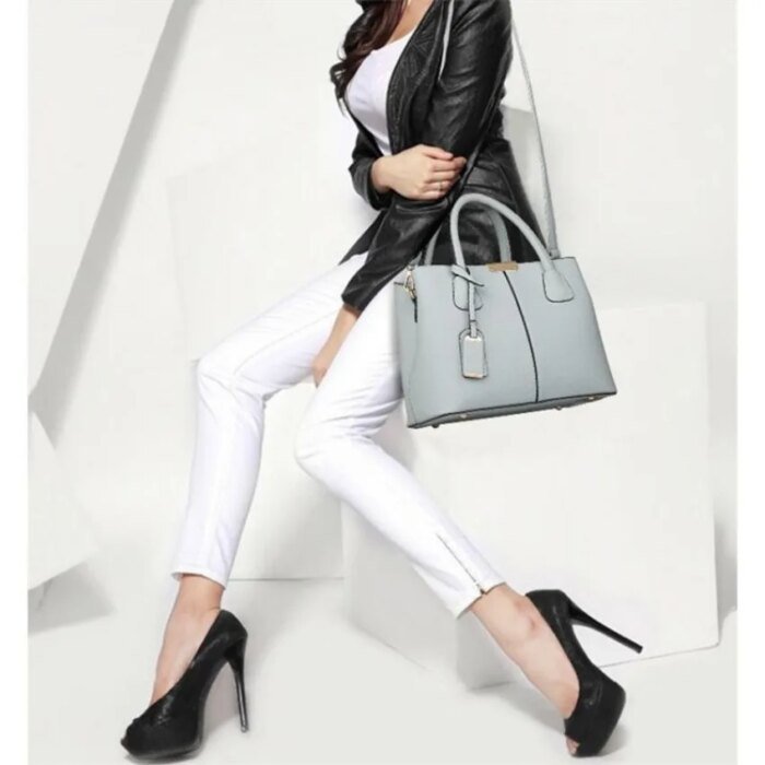 1 Pcs Women Leather Handbags Ladies Hand Bags Purse Fashion Shoulder Bags - Image 5