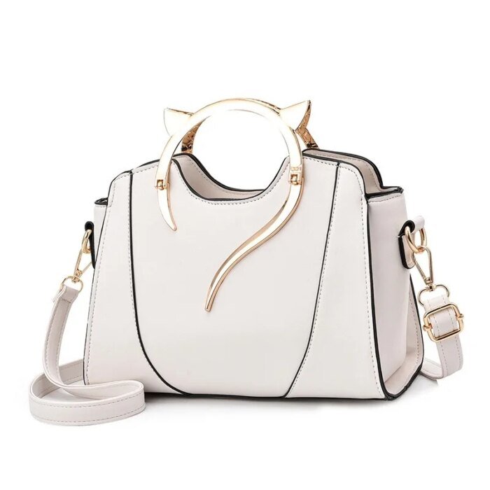 Fashion Leather Shoulder Bag Chain Purse for Women Small Purse Crossbody Bags  Women Trendy Underarm Bag Square Satchel Handbag - Image 1