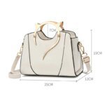Fashion Leather Shoulder Bag Chain Purse for Women Small Purse Crossbody Bags  Women Trendy Underarm Bag Square Satchel Handbag - Image 5