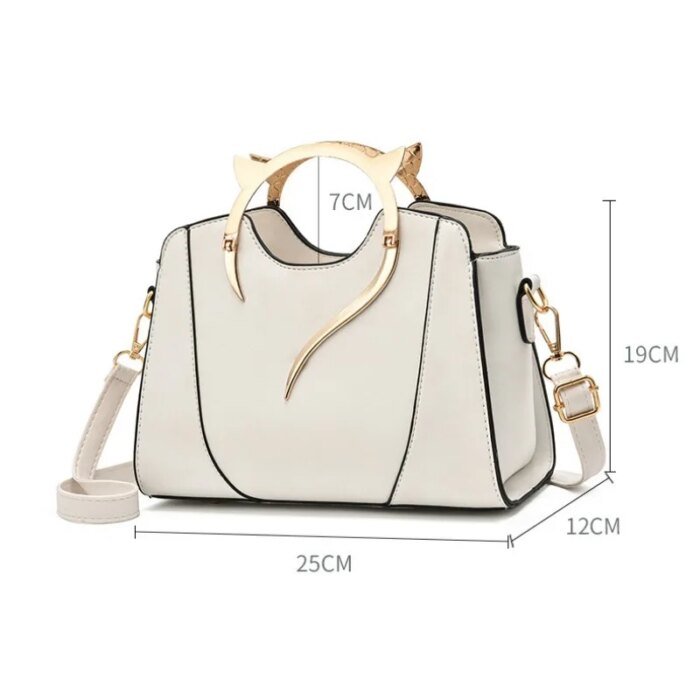Fashion Leather Shoulder Bag Chain Purse for Women Small Purse Crossbody Bags  Women Trendy Underarm Bag Square Satchel Handbag - Image 5