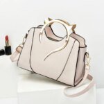 Fashion Leather Shoulder Bag Chain Purse for Women Small Purse Crossbody Bags  Women Trendy Underarm Bag Square Satchel Handbag - Image 3