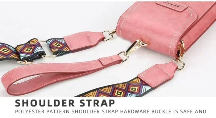 Korean edition phone bag New Baellerry fashion phone bag Buckle Crossbody Phone Bag Fashion Versatile Shoulder Bag - Image 4