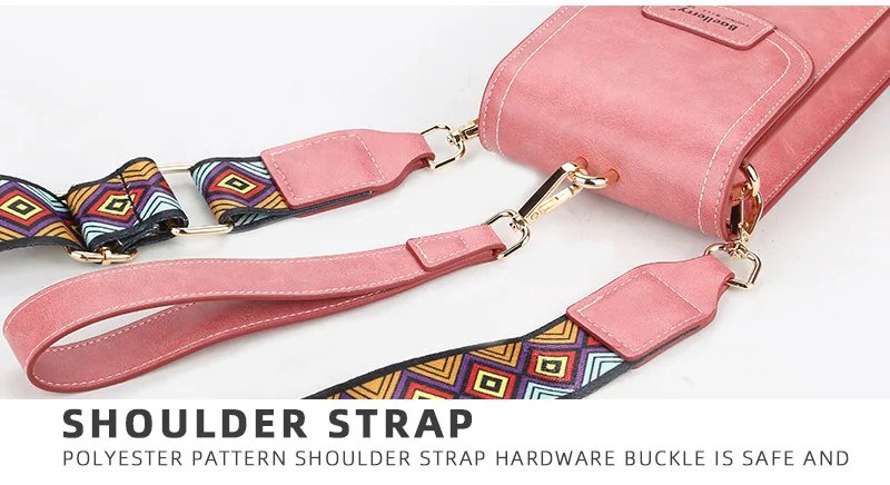Korean edition phone bag New Baellerry fashion phone bag Buckle Crossbody Phone Bag Fashion Versatile Shoulder Bag