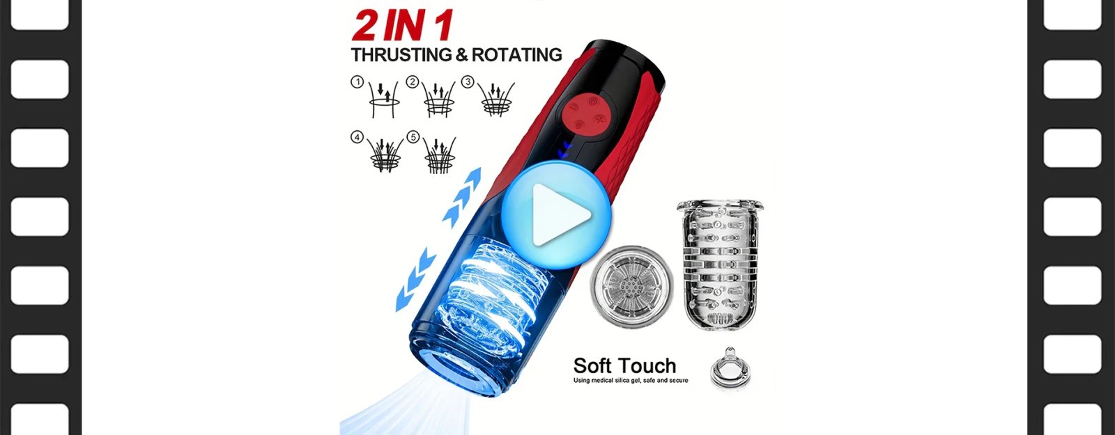 Automatic Telescopic Male Masturbator 7 Thrusting Rotating Modes Pocket Pussy Blowjob Sex Machine Penis Pump Piston Mastubator
