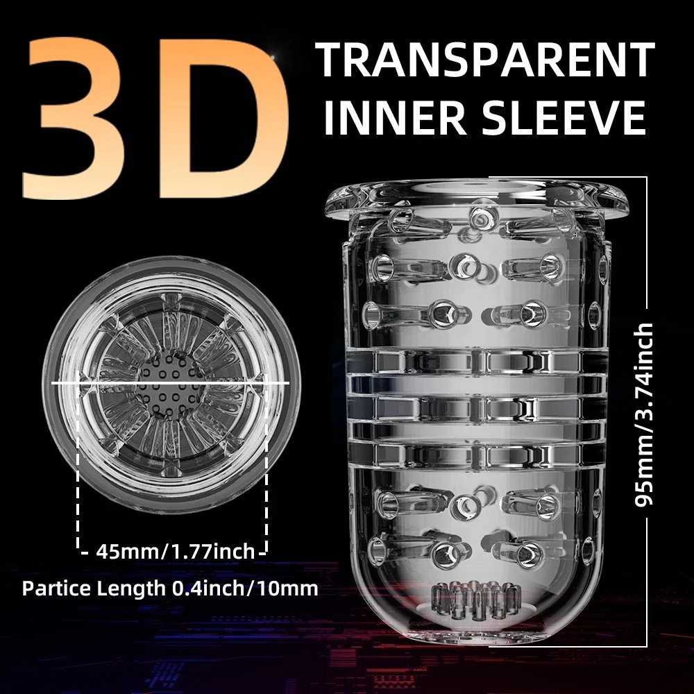 Automatic Telescopic Male Masturbator 7 Thrusting Rotating Modes Pocket Pussy Blowjob Sex Machine Penis Pump Piston Mastubator