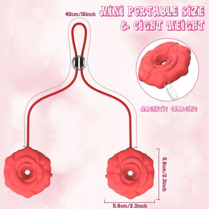Nipple Clamps Vibrator 9 Vibration App Remote Controlled Breast Stimulator BDSM Games Female Sex Toys for Woman Couples Pleasure - Image 6