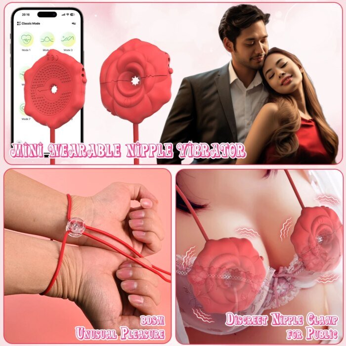 Nipple Clamps Vibrator 9 Vibration App Remote Controlled Breast Stimulator BDSM Games Female Sex Toys for Woman Couples Pleasure - Image 5