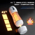 Automatic Male Sucking Masturbator Vibration Blowjob Machine Heating Masturbation Cup Sex Toys Adult for Men Masturbate Supplies - Image 3