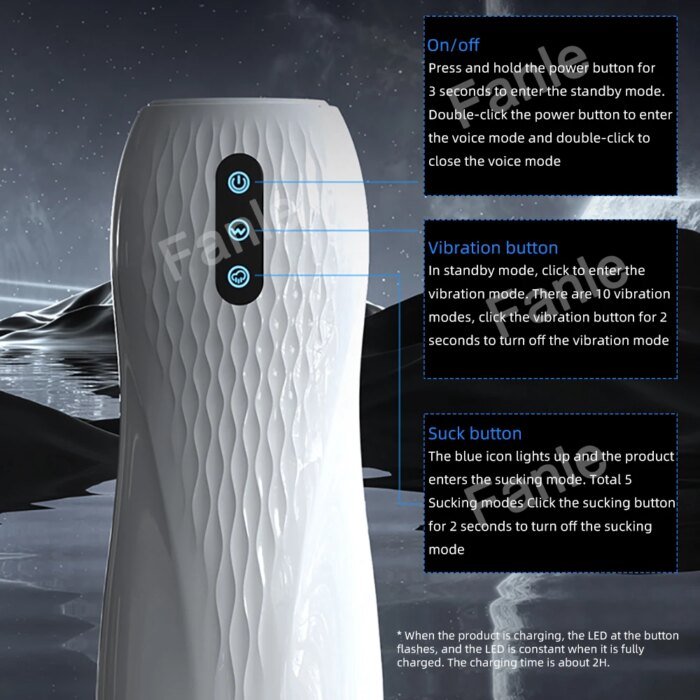 Automatic Male Sucking Masturbator Vibration Blowjob Machine Heating Masturbation Cup Sex Toys Adult for Men Masturbate Supplies - Image 6