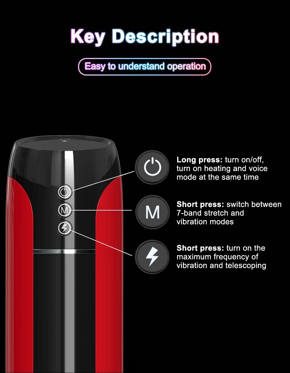 Automatic Male Masturbator Sex Toys for Men Male Thrusting Sucking Masturbation Tools Electric Penis Sex Machine Adult Products