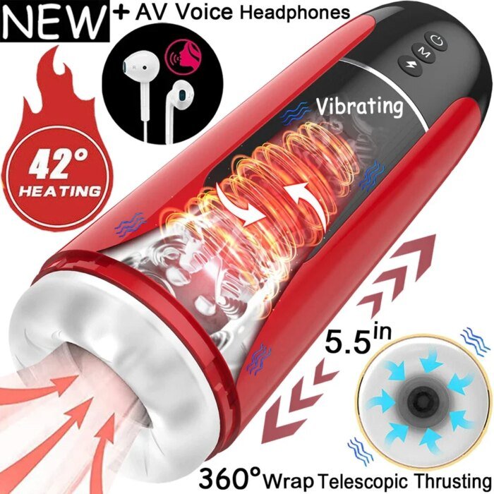 Automatic Male Masturbator Sex Toys for Men Male Thrusting Sucking Masturbation Tools Electric Penis Sex Machine Adult Products - Image 1