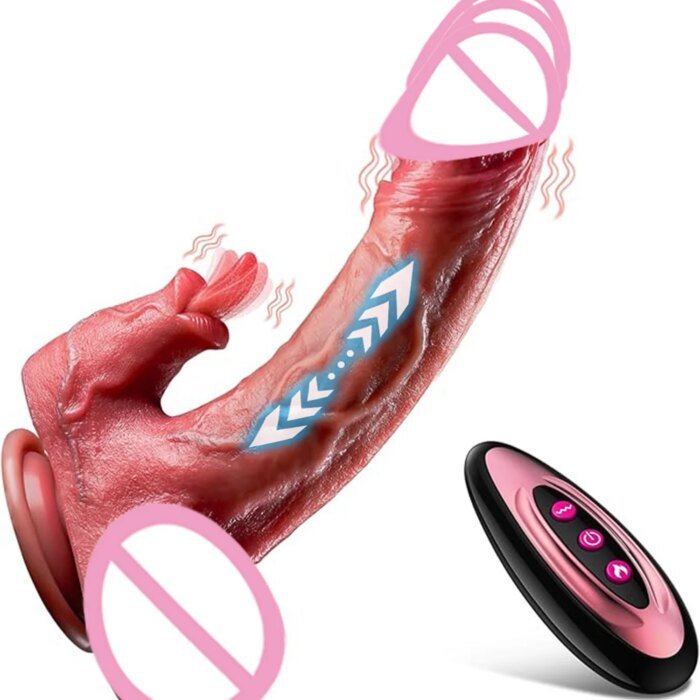 4 IN 1 Realistic Thrusting Dildo Women Heating Licking Penis vagina G-Spot Anal Vagina Penetration Sex Toys Vibrator Sex shop 18 - Image 4