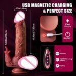 4 IN 1 Realistic Thrusting Dildo Women Heating Licking Penis vagina G-Spot Anal Vagina Penetration Sex Toys Vibrator Sex shop 18 - Image 6