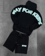 Fitness Outdoor Loose Hoodie Men's and Women's Set Summer Harajuku Y2K Retro Personalized Design Leisure Jogging Street Set - Image 4
