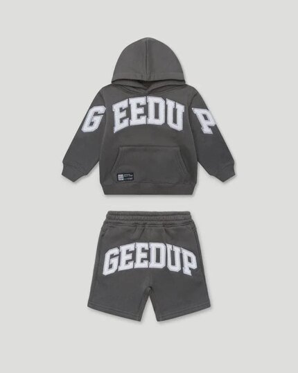 Fitness Outdoor Loose Hoodie Men's and Women's Set Summer Harajuku Y2K Retro Personalized Design Leisure Jogging Street Set