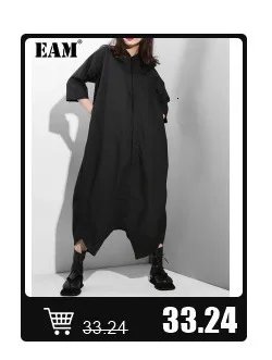 [EAM] Women White Ruffles Big Size Blouse New Stand Collar Sleeveless Loose Fit Shirt Fashion Tide Spring Summer 2025 1DF7975