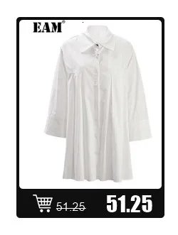 [EAM] Women White Ruffles Big Size Blouse New Stand Collar Sleeveless Loose Fit Shirt Fashion Tide Spring Summer 2025 1DF7975