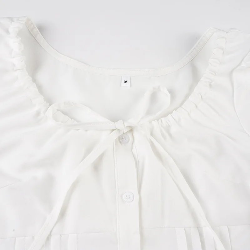 Phantasy Y2k T-shirt Short Sleeve Women's Vintage Slimming Tops O- Neck Shirt Fashion Elegant  Blouse Summer Women's Clothing  ﻿