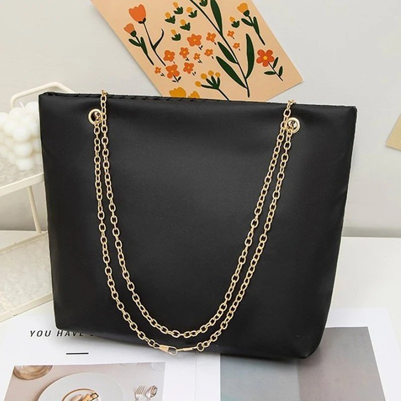 1PC PU Material Women's Shoulder Bag Tote Bag Large Capacity Casual Crossbody Bags