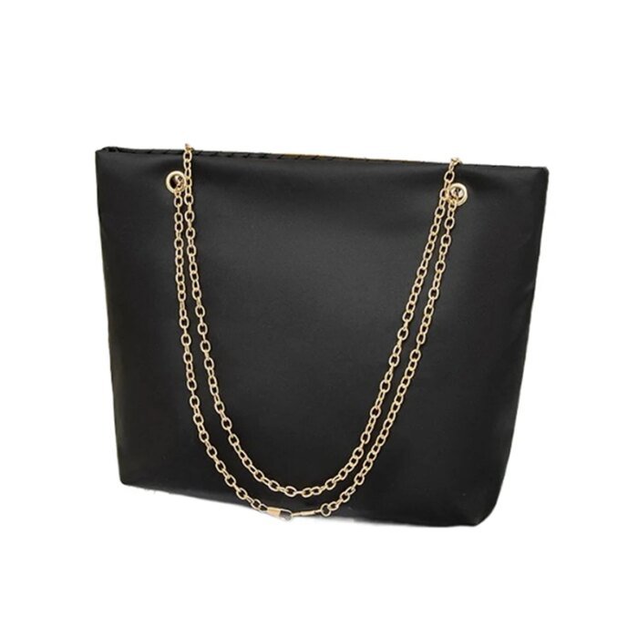 1PC PU Material Women's Shoulder Bag Tote Bag Large Capacity Casual Crossbody Bags - Image 5