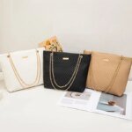1PC PU Material Women's Shoulder Bag Tote Bag Large Capacity Casual Crossbody Bags