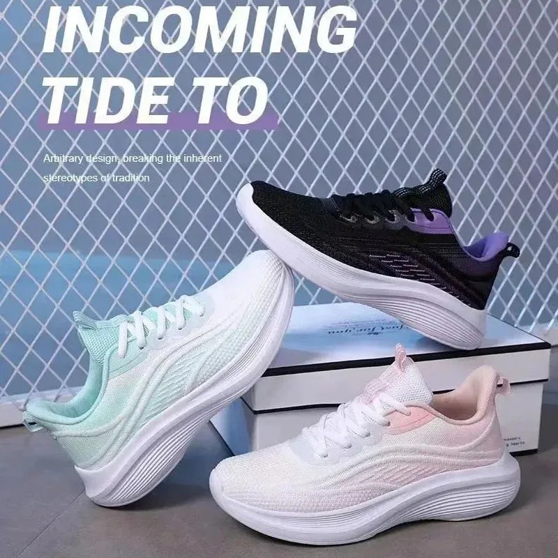 Casual Running Summer Fashion Anti Slip Hiking Mesh Breathability Athletic Shoe Tennis Woman Trend 2024 Woman Sneakers Couple