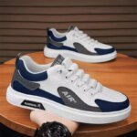 Trend 2025 New Men's Shoes Leather Fashion Low-top Men's Casual Trendy Shoes Running Sports - Image 4