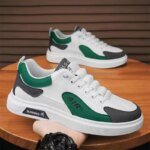 Trend 2025 New Men's Shoes Leather Fashion Low-top Men's Casual Trendy Shoes Running Sports - Image 3