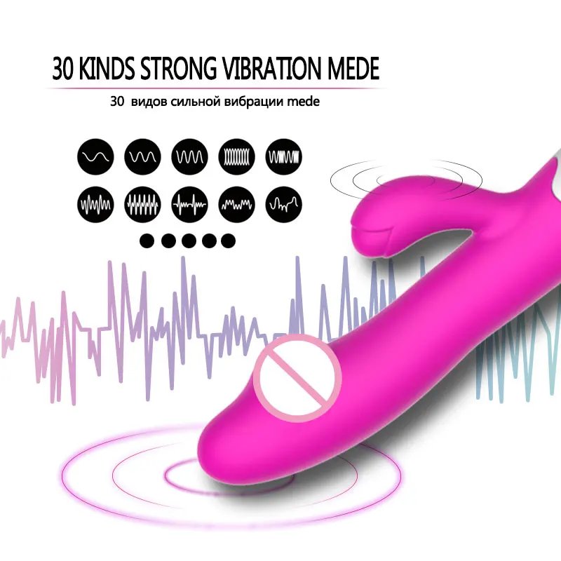 573273-lfl0oh.jpg 30 Speed G Spot Female Vibrator Powerful Dildo Rabbit Vibrator for Women Clitoris Stimulation Massage Masturbate Adult Sex Toys - Image 4
