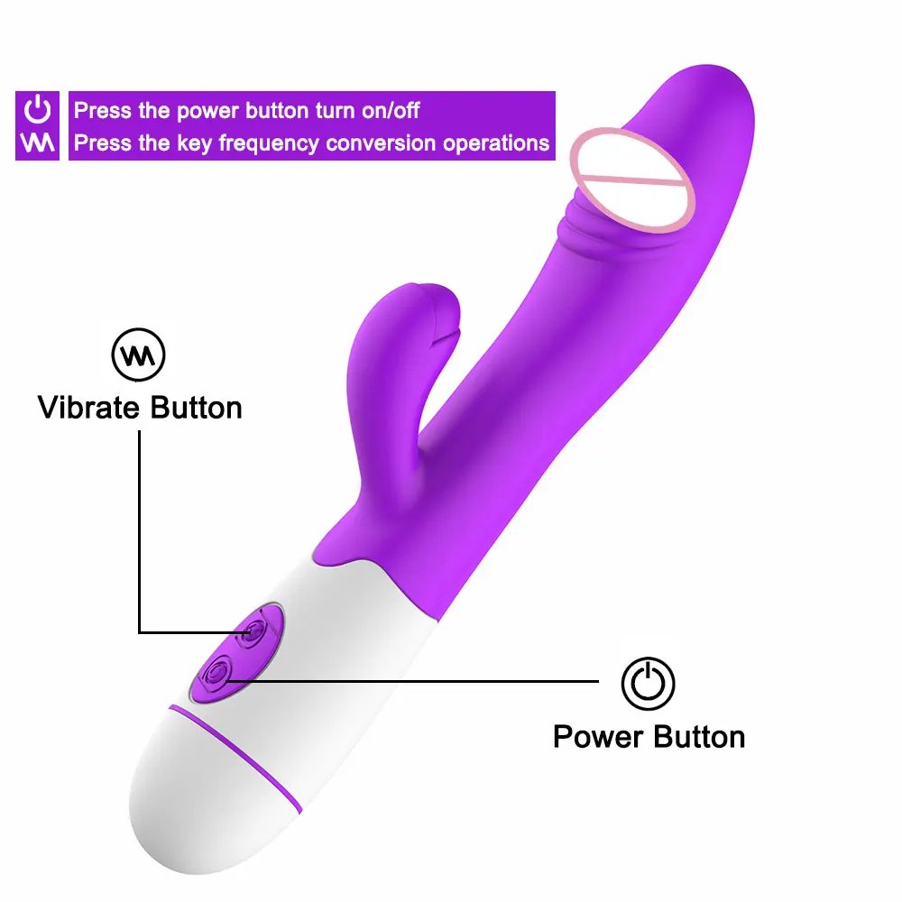 573273-mxdvez.jpg 30 Speed G Spot Female Vibrator Powerful Dildo Rabbit Vibrator for Women Clitoris Stimulation Massage Masturbate Adult Sex Toys - Image 3