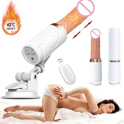 Remote Control Telescopic Dildo for Women  Female Masturbation Sex Machine Penis Vibrator Adult Vagina Anal Stimulator for Gay