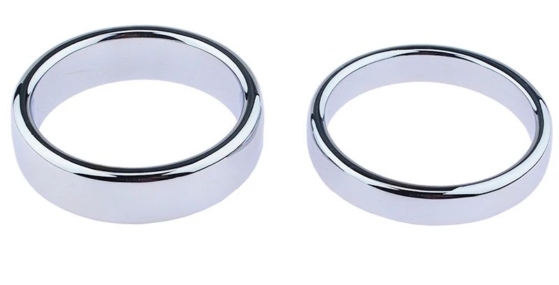 6 sizes Stainless Steel Male Penis Ring Ball Scrotum Stretcher Ejaculation Delay Metal Cock Rings BDSM Sex Toys For Men Cockring