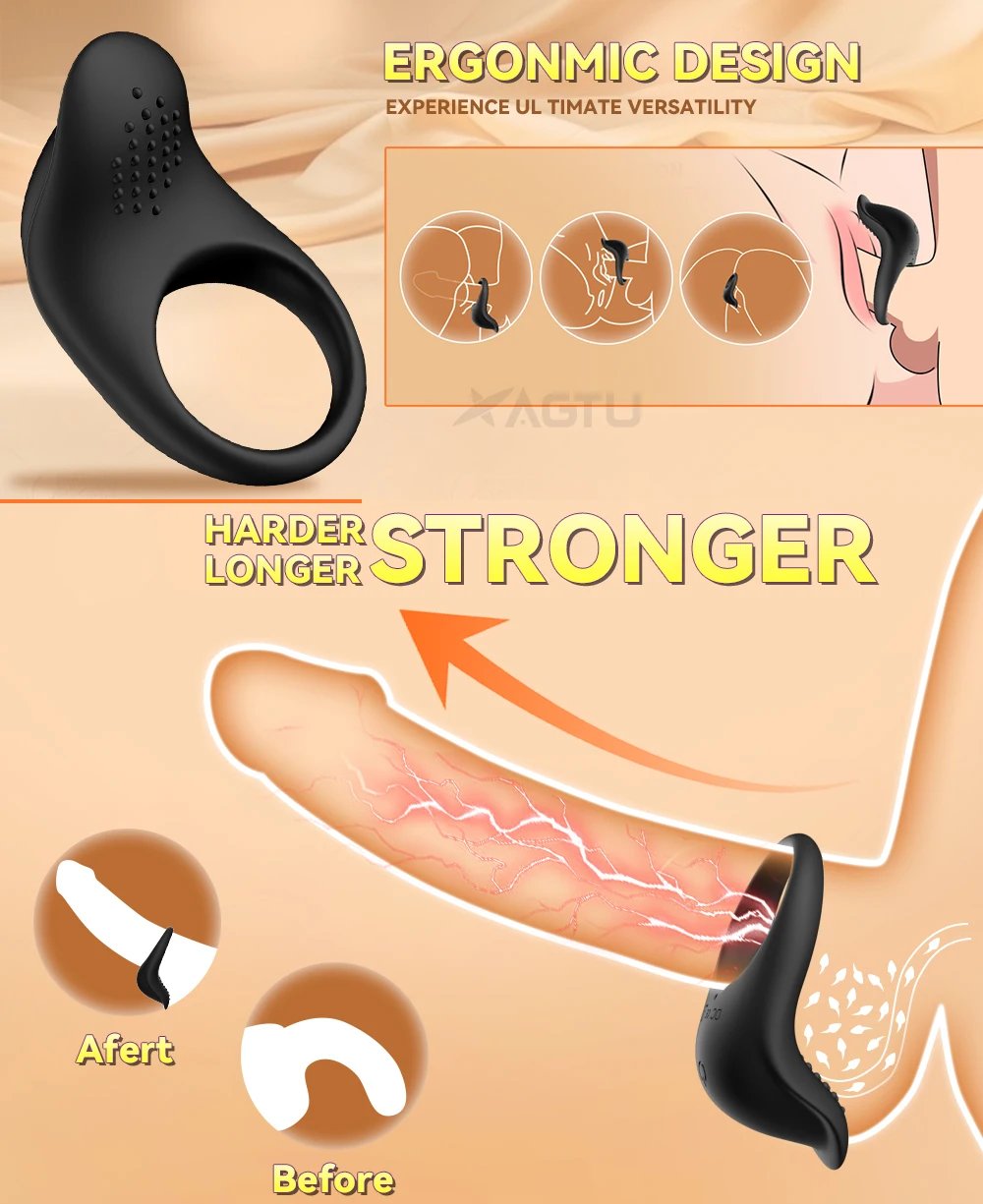 APP Control Vibrating Cock Ring for Men Ejaculation Delay Penis Ring Chastity Cage Clit Stimulator Adult Sex Toy for Couples