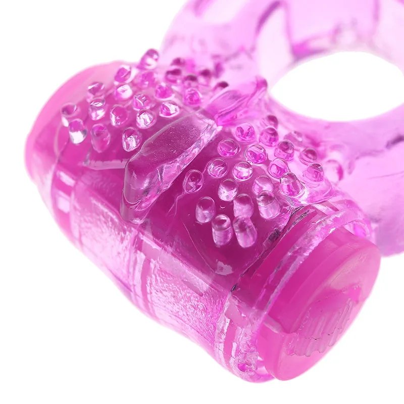 Vibrating Rings Sex Toys for Men delay ejaculation Butterfly Cock Ring Vibrator Clitoral Stimulator Penis Extender For adult 18+