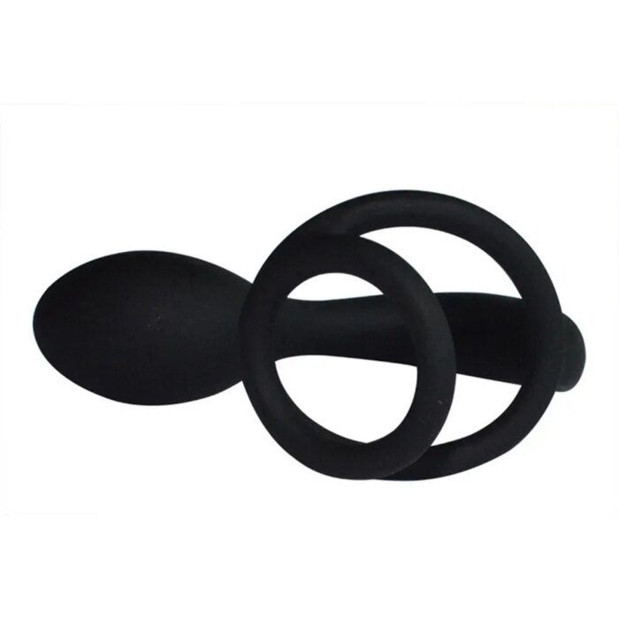 Silicone Penis Ring Stimulator Delay Ejaculation Cock Ring Male Prostate Massager Anal Plug Sex Toys for Men Gay - Image 6