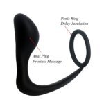 Silicone Penis Ring Stimulator Delay Ejaculation Cock Ring Male Prostate Massager Anal Plug Sex Toys for Men Gay - Image 5